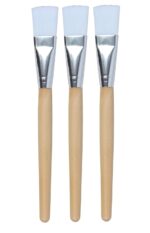 Less Absorbent Bristles Long Lasting Flat Face Pack Brush | 1 Piece – Ideal for Face Masks & Skincare Application | - Image 4