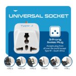 Ceptics India to Switzerland, Rwanda, Liechtenstein (Type J) Travel Adapter Plug - CE Certified - RoHS Compliant (GP-11A) - Image 6