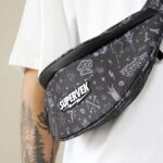 SUPERVEK Waist Bag for Men Women - Cross Body Shoulder Bags for Man Woman - Small Side Bag with Waterproof Zipper - Travel Hiking Hip Fanny Pack - Stylish Mini Chest Belt Bag Pouch - Bandana - Image 4