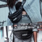 SUPERVEK Waist Bag for Men Women - Cross Body Shoulder Bags for Man Woman - Small Side Bag with Waterproof Zipper - Travel Hiking Hip Fanny Pack - Stylish Mini Chest Belt Bag Pouch - Bandana - Image 5