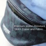 SUPERVEK Waist Bag for Men Women - Cross Body Shoulder Bags for Man Woman - Small Side Bag with Waterproof Zipper - Travel Hiking Hip Fanny Pack - Stylish Mini Chest Belt Bag Pouch - Bandana - Image 6