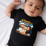 Ramadan Mubarak Baby Romper | Newborn Muslim Festival Onesie for Boys & Girls | Soft Cotton Baby Bodysuit for Ramadan Celebration Photoshoot | Infant Outfit 0-12 Months | - Image 3