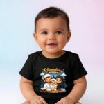 Ramadan Mubarak Baby Romper | Newborn Muslim Festival Onesie for Boys & Girls | Soft Cotton Baby Bodysuit for Ramadan Celebration Photoshoot | Infant Outfit 0-12 Months | - Image 4