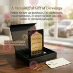 Premium Islamic Car Dua Standee - Safar Ki Dua for Dashboard | Acrylic Engraved Travel Prayer | Elegant Muslim Car Decor & Gift (9cm x 7cm) | Black and Gold - Image 6