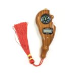 Digital Counter with Qibla Compass and Rotating Prayer Beads Portable Finger Tasbeeh with Tassel for Chanting Japa and Meditation (Multi Colour) - Image 4