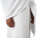 Premium Men's Ihram Set for Hajj & Umrah - 2-Piece White Non Stitched 100% Cotton Towels | Ehram Ahram | Lightweight, Breathable & Comfortable | Reusable | Shariah Compliant - Image 5