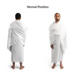 Premium Men's Ihram Set for Hajj & Umrah - 2-Piece White Non Stitched 100% Cotton Towels | Ehram Ahram | Lightweight, Breathable & Comfortable | Reusable | Shariah Compliant - Image 7