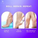 Azah 20% Urea Foot Roll on for Cracked Heels [50 ML] | 2% Lactic Acid, Olive Oil & Vitamin E | Dry and Crack Heel Repair Foot Cream | Exfoliates Dead Skin & Moisturise Repairs Rough Feet - Image 6