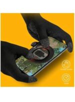 Hand Gloves for Women Sun Protection Summer Cooling Black Bike Gloves for Cycling Fishing, Non-Slip Touch Screen Mesh Breathable Full Finger, UPF 50+ - Image 3