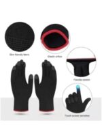 Hand Gloves for Women Sun Protection Summer Cooling Black Bike Gloves for Cycling Fishing, Non-Slip Touch Screen Mesh Breathable Full Finger, UPF 50+ - Image 4