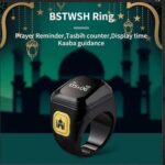 Zikr Ring, Smart Tasbih Zikr Ring, Ring Count Reminder, Muslim Prayer Timing Reminder, LED Display, Bluetooth Connection, Multicolor - Image 3