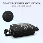 Fanny Packs for Women Men, Fashion Belt Bag Adjustable Mini Crossbody Waist Bag for Running, Hiking and Travel, Black, Casual - Image 6