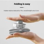 Portable Silicone Water Bottle -600 ML (Grey) - Image 3