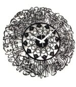 Craftique ayatul kursi Wall Clock Arabic Wall Clock for Home Islamic Wall Clock Big Size Islamic Watch Wall Clock Muslim Watch Big Size Wall Clock Islamic Wall Art - Image 4