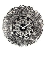 Craftique ayatul kursi Wall Clock Arabic Wall Clock for Home Islamic Wall Clock Big Size Islamic Watch Wall Clock Muslim Watch Big Size Wall Clock Islamic Wall Art - Image 6