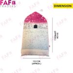 FAF Girl & Boy Velvet Prayer Mat | Children janamaz Prayer Rug for Kids (upto 3 years) | Soft Thick Namaz Mat, Portable Travel Janemaaz | Mussalla for Home, Mosque & Ramzan, Hajj and Umrah (Duo color) - Image 3