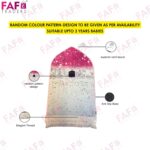 FAF Girl & Boy Velvet Prayer Mat | Children janamaz Prayer Rug for Kids (upto 3 years) | Soft Thick Namaz Mat, Portable Travel Janemaaz | Mussalla for Home, Mosque & Ramzan, Hajj and Umrah (Duo color) - Image 7