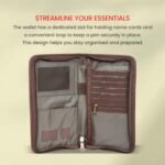 SWISS MILITARY Travel Organizer Wallet with Multiple Pockets for Passports, Passport & Card Organizer, 1680D Nylon, Durable, Stylish, Secure Cash, Cards, SIM & Coins, Travel Essentials, Unisex - Image 3