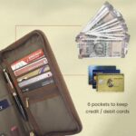 SWISS MILITARY Travel Organizer Wallet with Multiple Pockets for Passports, Passport & Card Organizer, 1680D Nylon, Durable, Stylish, Secure Cash, Cards, SIM & Coins, Travel Essentials, Unisex - Image 5