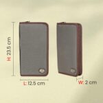 SWISS MILITARY Travel Organizer Wallet with Multiple Pockets for Passports, Passport & Card Organizer, 1680D Nylon, Durable, Stylish, Secure Cash, Cards, SIM & Coins, Travel Essentials, Unisex - Image 9