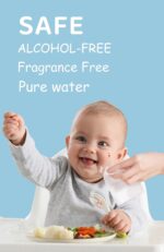 64 Mini Wet Wipes, Disposable Pocket Water Tissues for Kids & Adults, Alcohol & Fragrance Free, Skin-Safe Baby Wipes for Hand & Face, Travel-Friendly Pack (Sky Blue, 64 Wipes X 1 Pack) - Image 4