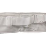 Haj & Umrah Waist Belt, White, Dual Zippered Compartments, Adjustable Strap with Buckle Closure - Image 5