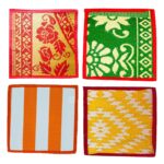 Classic Plastic Small Chatai Medium Size Anti Slip Aasan Mat Sitting Bethak Ideal for Home Office Travel Pooja Prayer Meditation Pack of 5 - Image 4