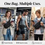 Travel Money Belt Waist Pouch – Lightweight Secure Fanny Pack for Hiking, Travel, Camping, Running & Sports, Multi-Utility Waist Bag (Black) - Image 6