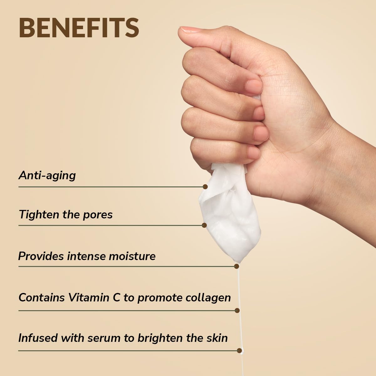 Mirabelle Fairness Face Mask Sheets For Glowing Skin, Hydration & Brightening | For All Skin Types, Women & Men | Korean Sheet Mask Combo Pack Of 6 (Each 25 ml) - Image 4