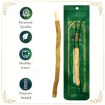 Natural Miswak stick toothbrush | Organic Miswak Teeth Cleaning Sticks | Herbal Chewing Stick Toothbrush Fresh Breath Oral Care | Natural Organic Datun Sticks | 6 Pcs - Image 3