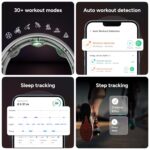 Gabit Smart Ring | Health Tracker, 7+ Day Battery | Best Smart Ring Award by Amazon | Sleep, Fitness, Stress, Nutrition | Buy Sizing Kit First | Calorie Tracking for Weight Loss | Titanium Rose Gold 6 - Image 7