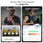 Gabit Smart Ring | Health Tracker, 7+ Day Battery | Best Smart Ring Award by Amazon | Sleep, Fitness, Stress, Nutrition | Buy Sizing Kit First | Calorie Tracking for Weight Loss | Titanium Rose Gold 6 - Image 8