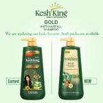 Kesh King Gold Anti Hairfall Shampoo, Reduces Hair Fall, Makes Hair Strong, Strengthens, Nourishes & Conditions, For Soft, Smooth & Voluminous Hair, For Men & Women, 1000 ml - Image 3