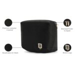 EUME Storage Pods, Set of 4 - Polyester Packing Cubes for Men and Women Luggage Travel Organizer Set of Packing Bag 4 (2 Large, 2 Medium Toiletry Bag) (Black) - Image 4