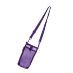 Water Bottle Carrier Nylon Mesh Water Bottle Holder for School Sports Travel Purple| Sports Equipment | Outdoor Sports Gear | Exercise Gear - Image 6