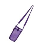 Water Bottle Carrier Nylon Mesh Water Bottle Holder for School Sports Travel Purple| Sports Equipment | Outdoor Sports Gear | Exercise Gear - Image 7