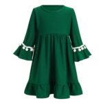 ODASDO Newborn Infant Baby Girls Prayer Dress Muslim Clothes for Toddler Kids Long Sleeve Abaya with Hijab Two Piece Set - Image 7