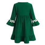 ODASDO Newborn Infant Baby Girls Prayer Dress Muslim Clothes for Toddler Kids Long Sleeve Abaya with Hijab Two Piece Set - Image 8