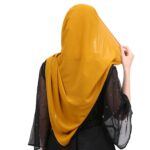 Envius Bridal Hijab Hand Embroidered Party Look Ready To Wear Hijab - Image 5