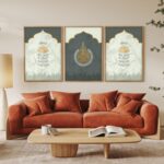 ARTELLY Islamic Wall Decoration Frames, Office Home Decor Wooden Framed Posters Set of 3 (Art 5, 10x13 inch) - Image 4