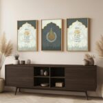 ARTELLY Islamic Wall Decoration Frames, Office Home Decor Wooden Framed Posters Set of 3 (Art 5, 10x13 inch) - Image 6