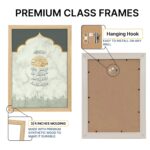 ARTELLY Islamic Wall Decoration Frames, Office Home Decor Wooden Framed Posters Set of 3 (Art 5, 10x13 inch) - Image 7