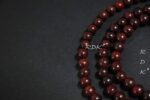 RDK® Handcrafted Original Red Sandalwood Mala Rosary Lal Chandan Jaapmala Wooden Knotted Japa Maala for Meditation Pooja Chanting Wearing Jewelry Prayer Beads - 108 Beads (8 MM) - Image 5