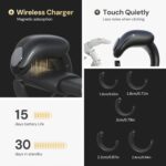 Smart Tasbih Zikr Rings, 5 Size(16/18/20/22/24mm) Interchangeable Tasbih Counter Rings,APP Support Digital Counter Prayer Reminder Rings, Waterproof 4 Digit Finger Counter for Muslims (P) - Image 6