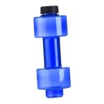 2xFitness Dumbbells Weight Strong Water Drinks Bottle 550ml Blue| Sports Equipment | Outdoor Sports Gear | Exercise Gear - Image 3