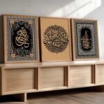 HOTHOUSE Painting Islamic Art Home Decoration Paintings With Frame For Living Room Bed Room Hotel Wall Decor Digital Reprint Engineered Wood Set of 3 (Art 2, 13x17 inch, Framed) - Image 5