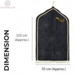 Jannat Premium Customized Black Janamaz Prayer Mat with Embroidered Name | Soft Velvet Musalla for Salah, Namaz & Ramadan | Personalized Muslim Prayer Rug - Image 3