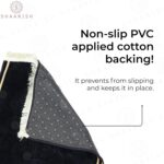 Jannat Premium Customized Black Janamaz Prayer Mat with Embroidered Name | Soft Velvet Musalla for Salah, Namaz & Ramadan | Personalized Muslim Prayer Rug - Image 6