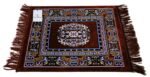 Kuber Industries Prayer Mat (Brown and Maroon, Velvet, Standard) - Image 7