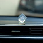 Elegant Allah Muhammad Crystal Cube Showpiece for Car Dashboard & Home Décor | 3D Laser Engraved Glass Islamic Gift | Compact Size 5x4 cm | Premium Reflective Base - Image 3